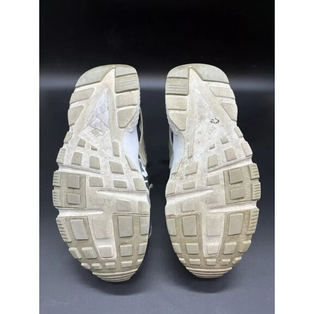 Nike Huarache Black Camo Shoe Sneaker AQ9052-001 Youth Size 7Y
